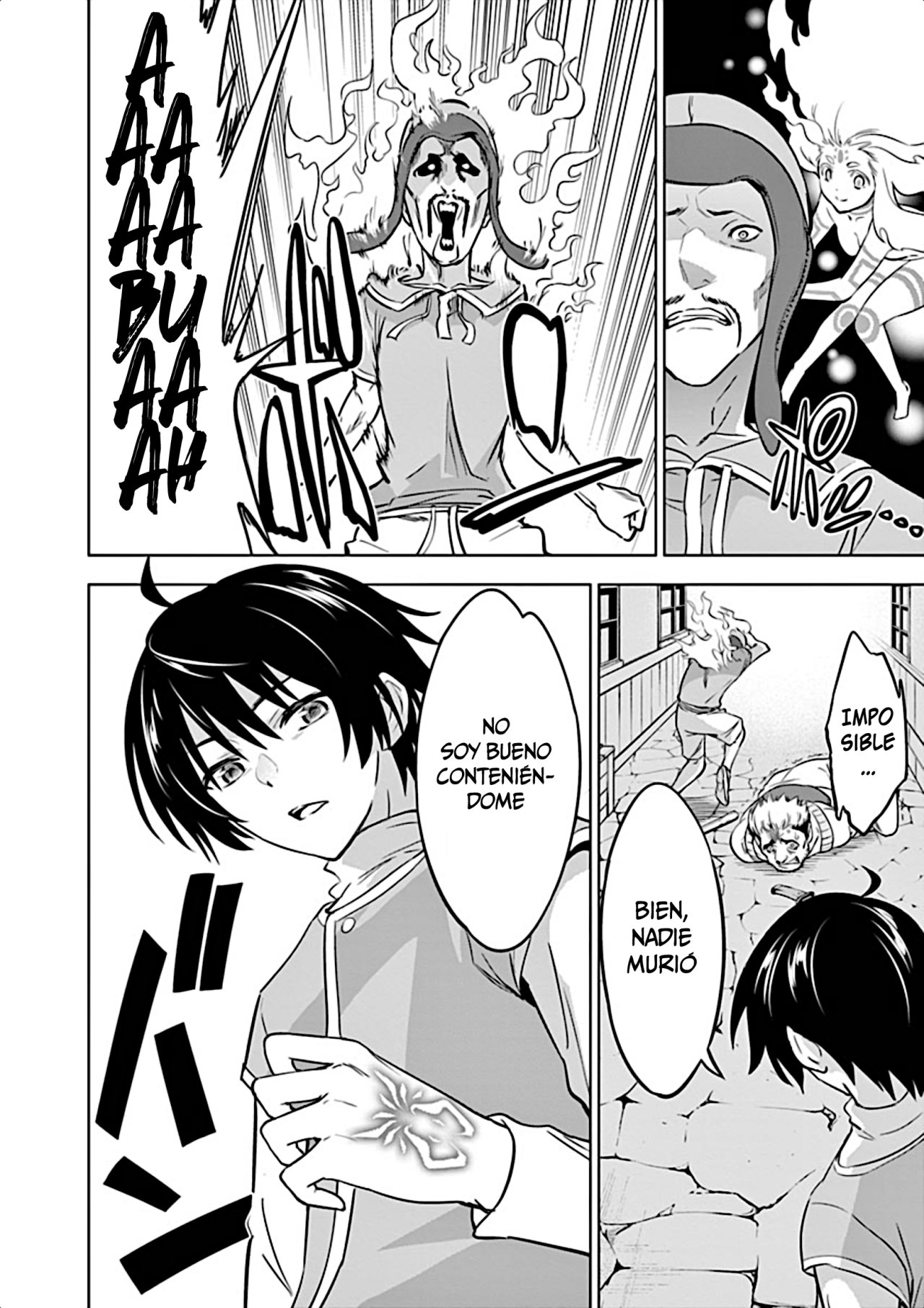 Shijou Saikyou Orc-san no Tanoshii Tanetsuke Harem Zukuri Capitulo 9: ¡Sip! La primera integrante del harem tiene que ser una Elfa página 9