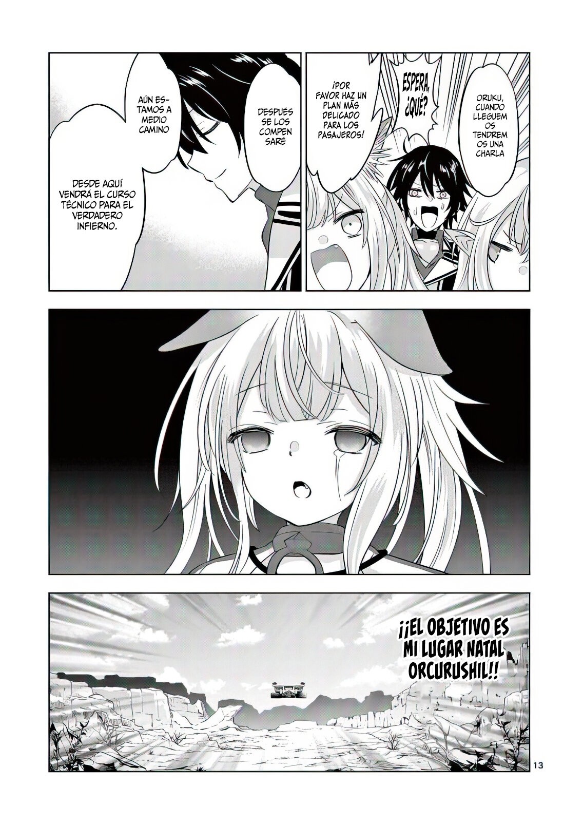 Shijou Saikyou Orc-san no Tanoshii Tanetsuke Harem Zukuri Capitulo 90: Los Coches de Levitación Magnética debieron haberse completado hace 30 años. página 16