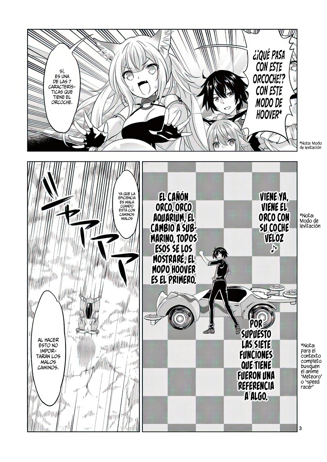 Shijou Saikyou Orc-san no Tanoshii Tanetsuke Harem Zukuri Capitulo 90: Los Coches de Levitación Magnética debieron haberse completado hace 30 años. página 6