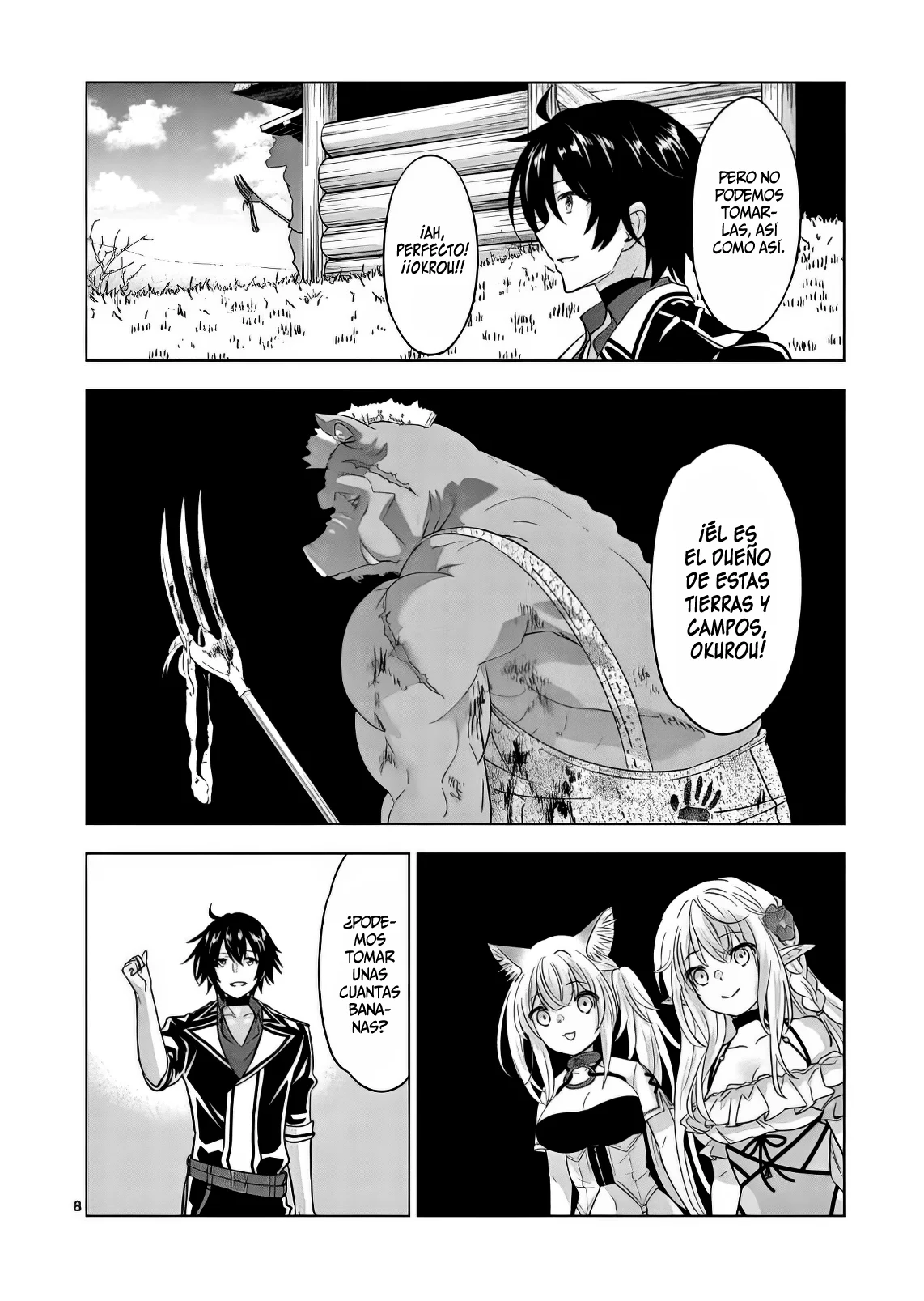 Shijou Saikyou Orc-san no Tanoshii Tanetsuke Harem Zukuri Capitulo 91: Mis Esposas son Bellas Chicas… página 10