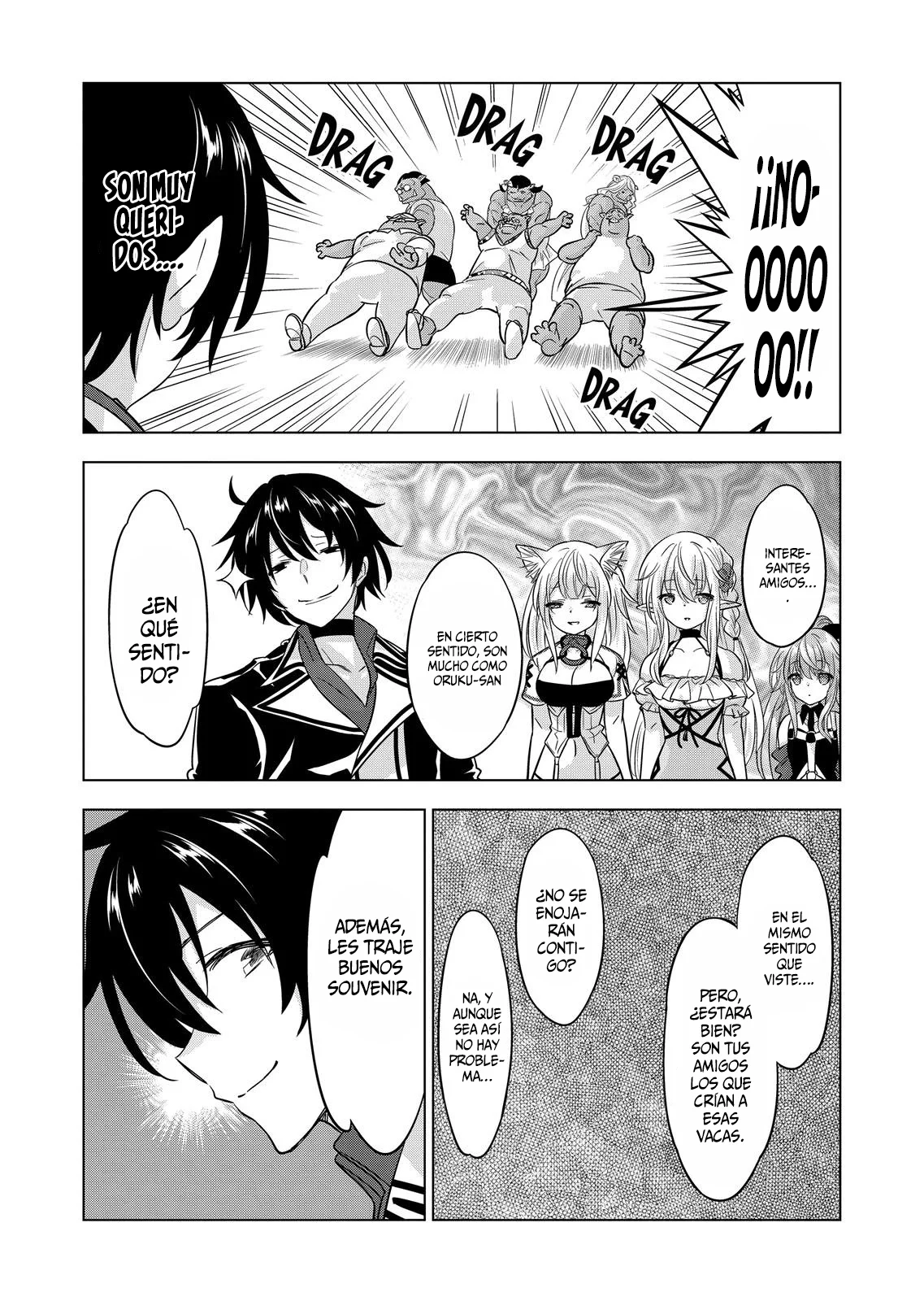 Shijou Saikyou Orc-san no Tanoshii Tanetsuke Harem Zukuri Capitulo 91: Mis Esposas son Bellas Chicas… página 17