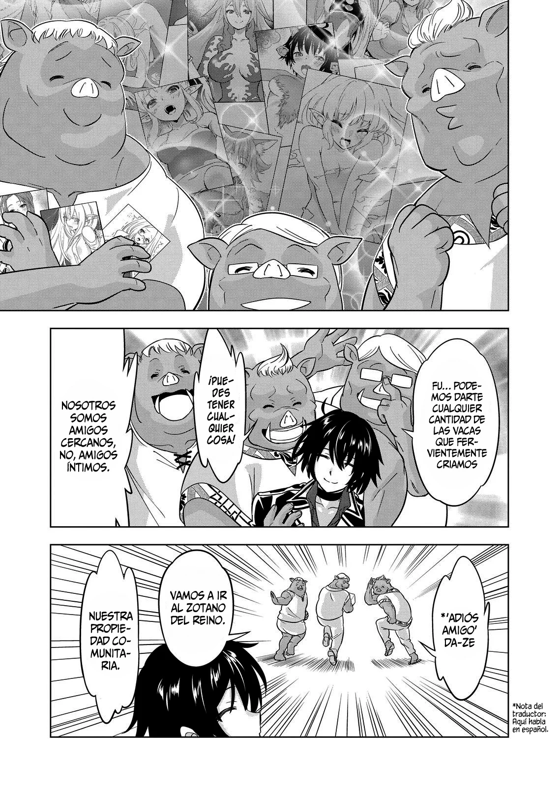 Shijou Saikyou Orc-san no Tanoshii Tanetsuke Harem Zukuri Capitulo 91: Mis Esposas son Bellas Chicas… página 21