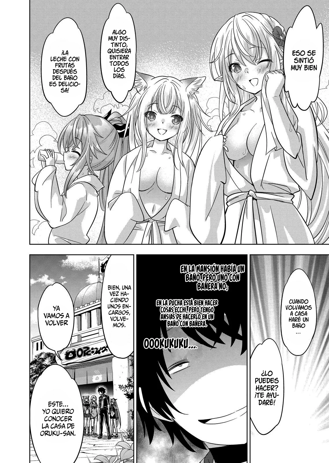 Shijou Saikyou Orc-san no Tanoshii Tanetsuke Harem Zukuri Capitulo 91: Mis Esposas son Bellas Chicas… página 22