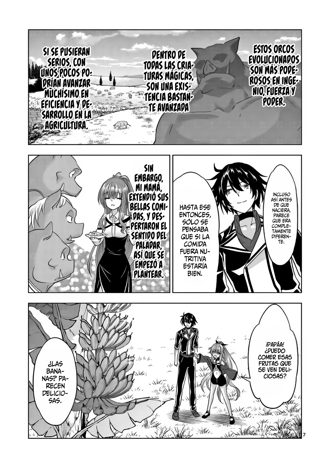 Shijou Saikyou Orc-san no Tanoshii Tanetsuke Harem Zukuri Capitulo 91: Mis Esposas son Bellas Chicas… página 9