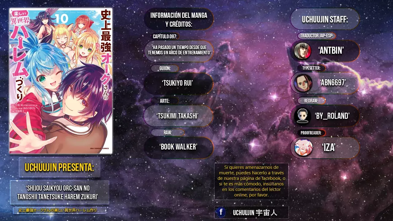 Shijou Saikyou Orc-san no Tanoshii Tanetsuke Harem Zukuri Capitulo 97 página 2