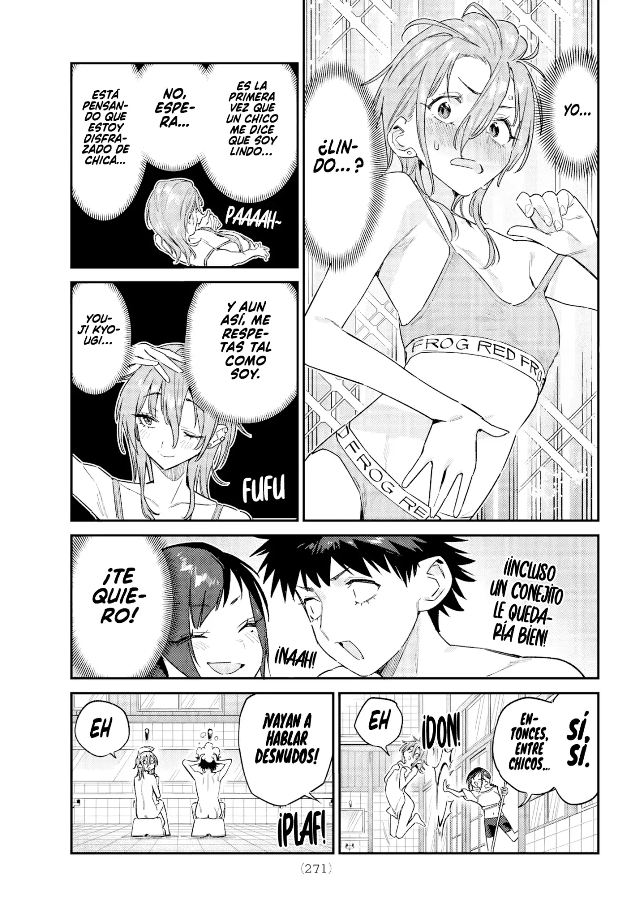 Kanan-sama Might be Easy Capitulo 163: El Malentendido En El Baño Entre Kyougi Y Miyabi página 11