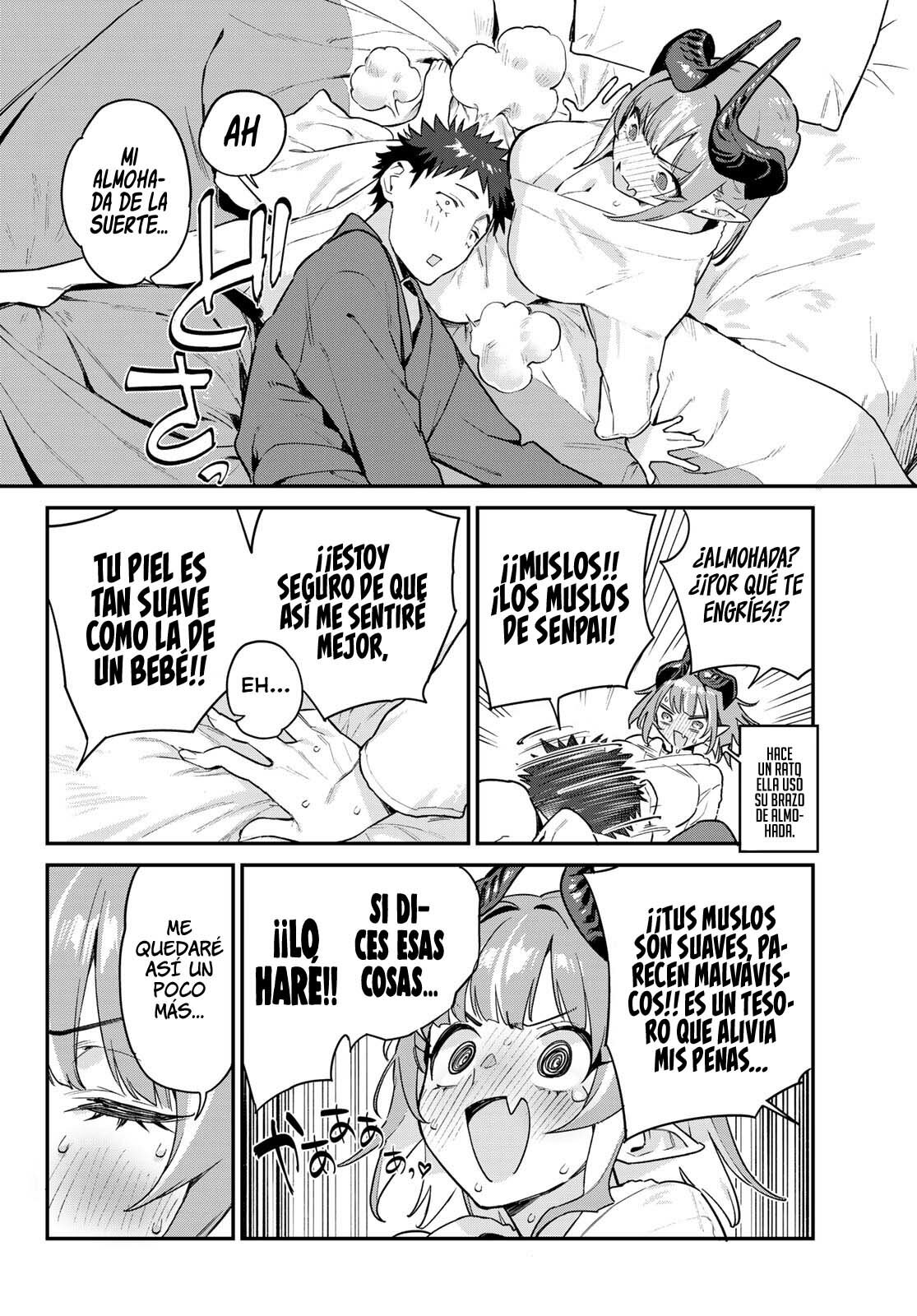 Kanan-sama Might be Easy Capitulo 40: La sorpresa al despertar de Kanan. página 6
