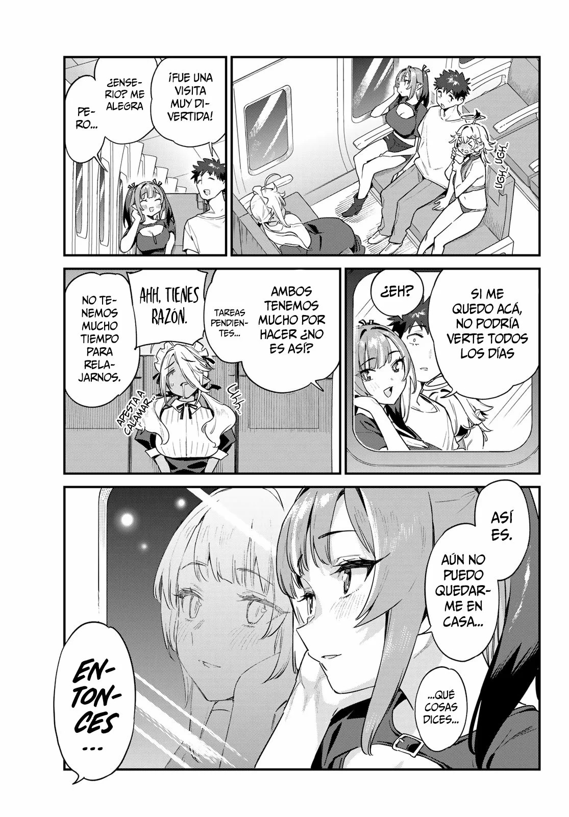Kanan-sama Might be Easy Capitulo 57: La despedida del hogar de Kanan página 9
