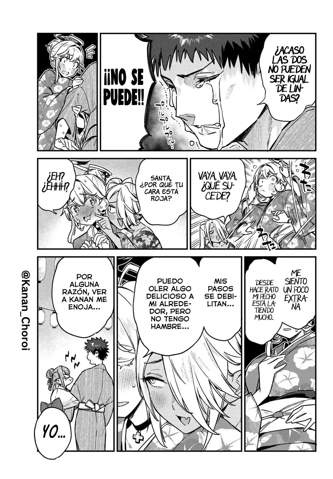 Kanan-sama Might be Easy Capitulo 67: La guerra de yukatas de Kanan página 9