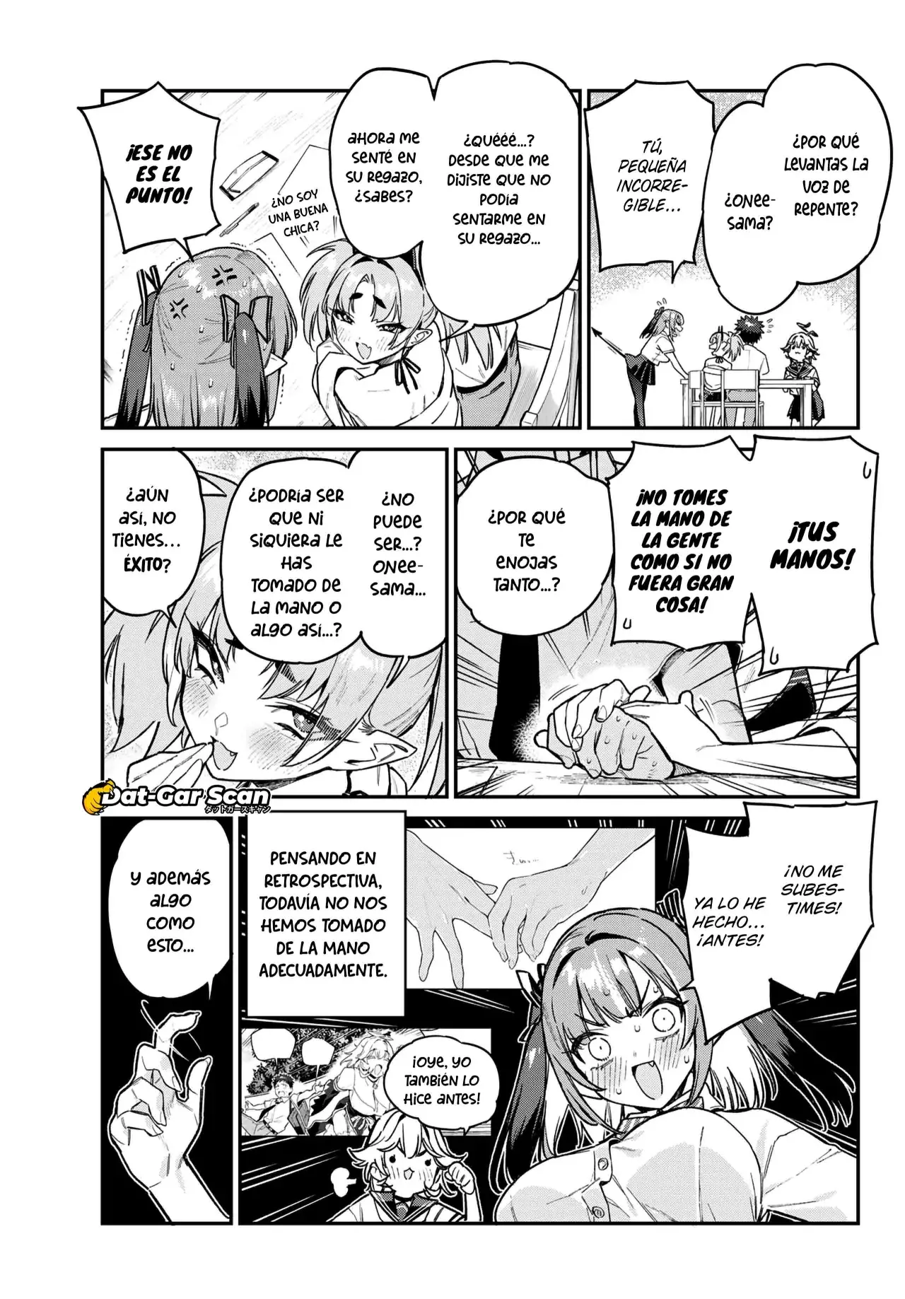 Kanan-sama Might be Easy Capitulo 73: La comunicación con manos de Kanan página 6