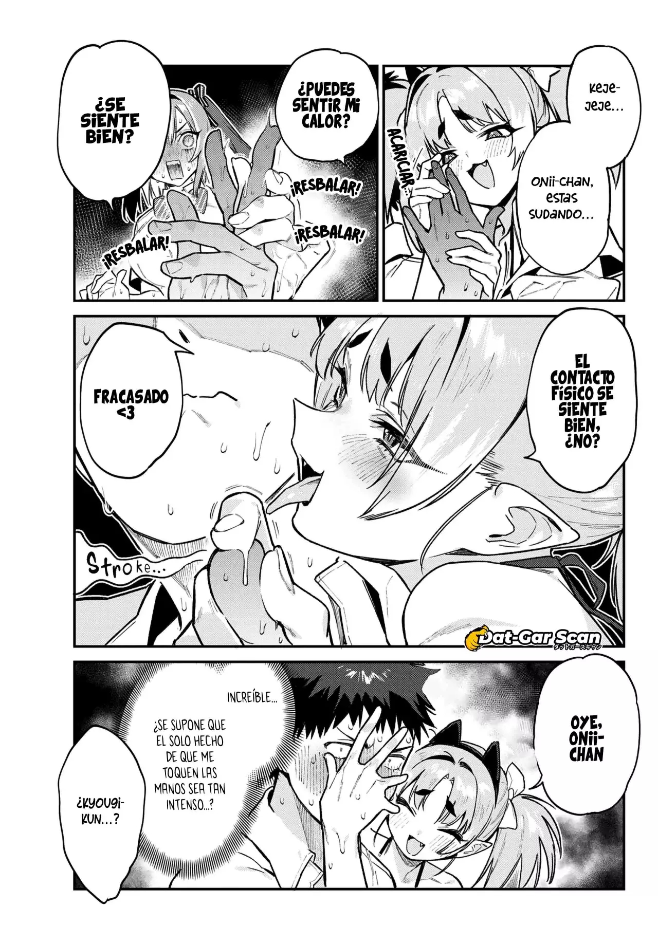 Kanan-sama Might be Easy Capitulo 73: La comunicación con manos de Kanan página 8