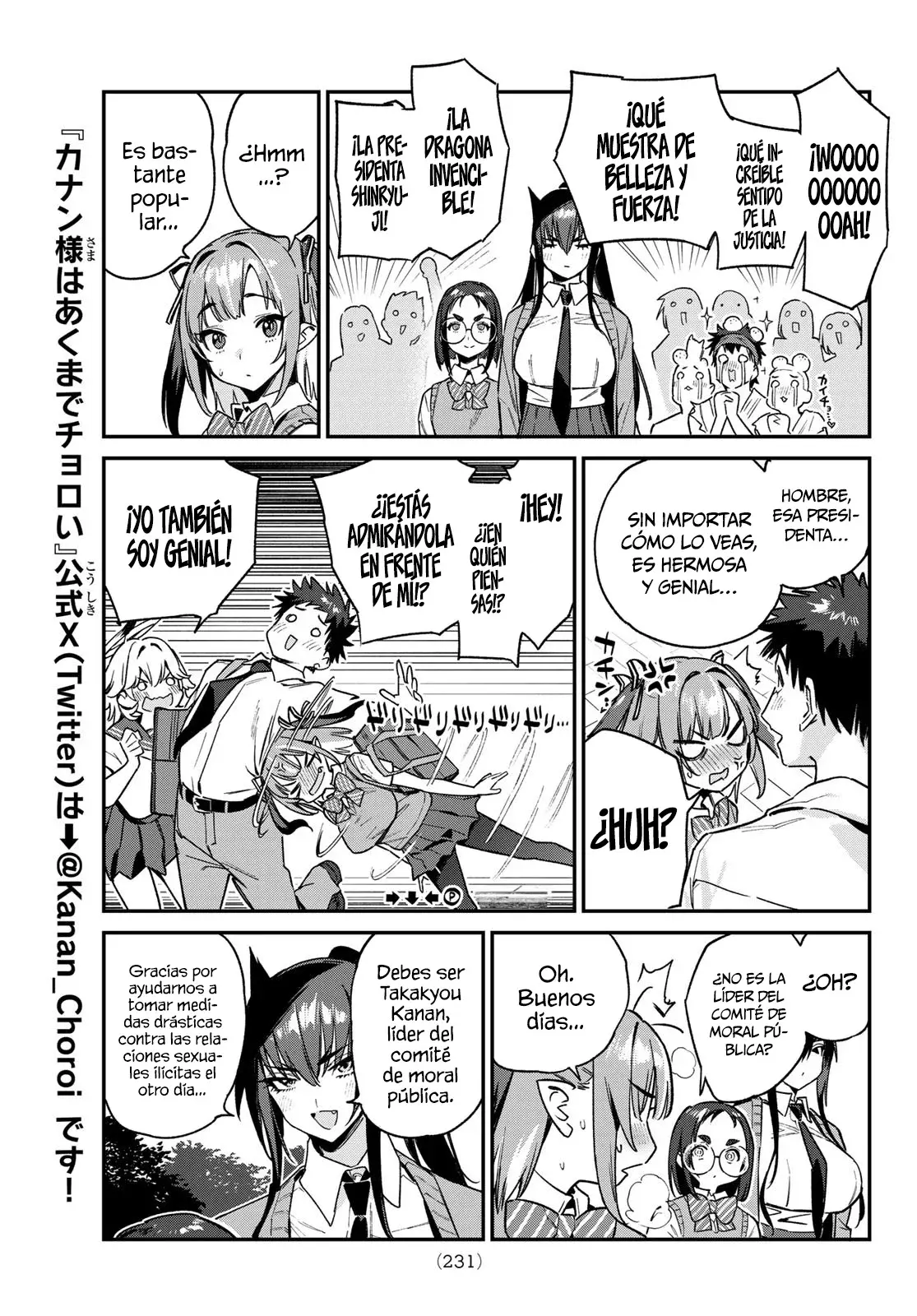 Kanan-sama Might be Easy Capitulo 80: Kanan conoce a la presidenta del consejo. página 8