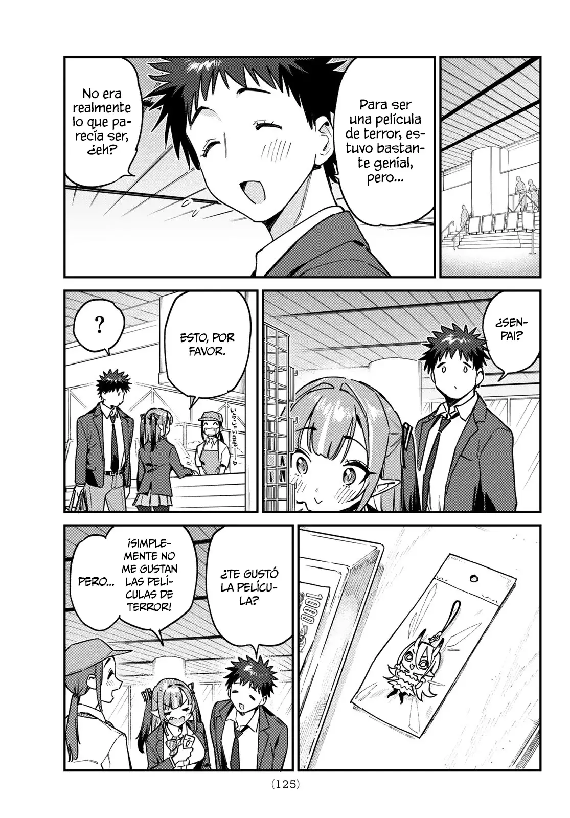 Kanan-sama Might be Easy Capitulo 92: La cita en el cine de Kanan página 8