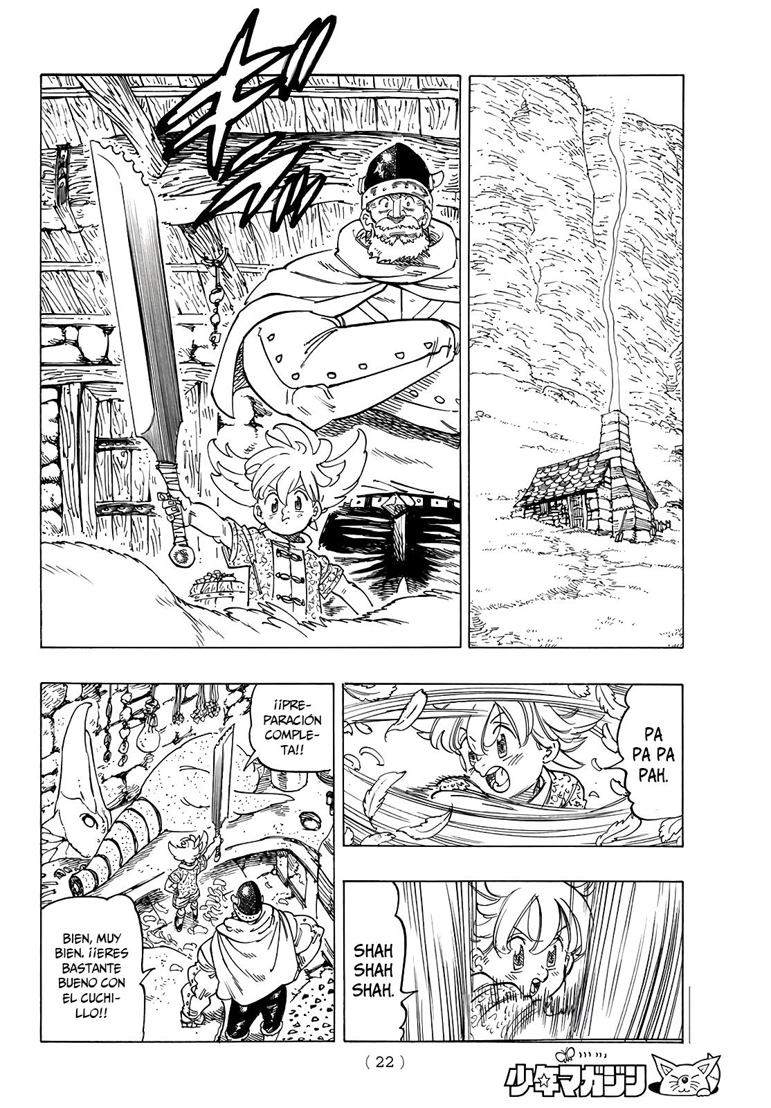 Mokushiroku no Yonkishi Capitulo 1: El chico se pone en marcha página 12