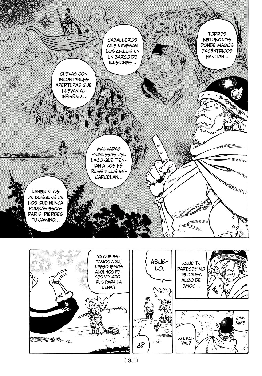 Mokushiroku no Yonkishi Capitulo 1: El chico se pone en marcha página 24