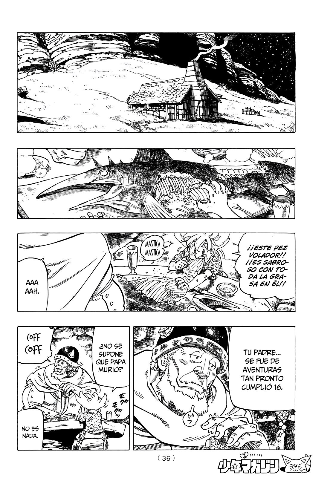 Mokushiroku no Yonkishi Capitulo 1: El chico se pone en marcha página 25