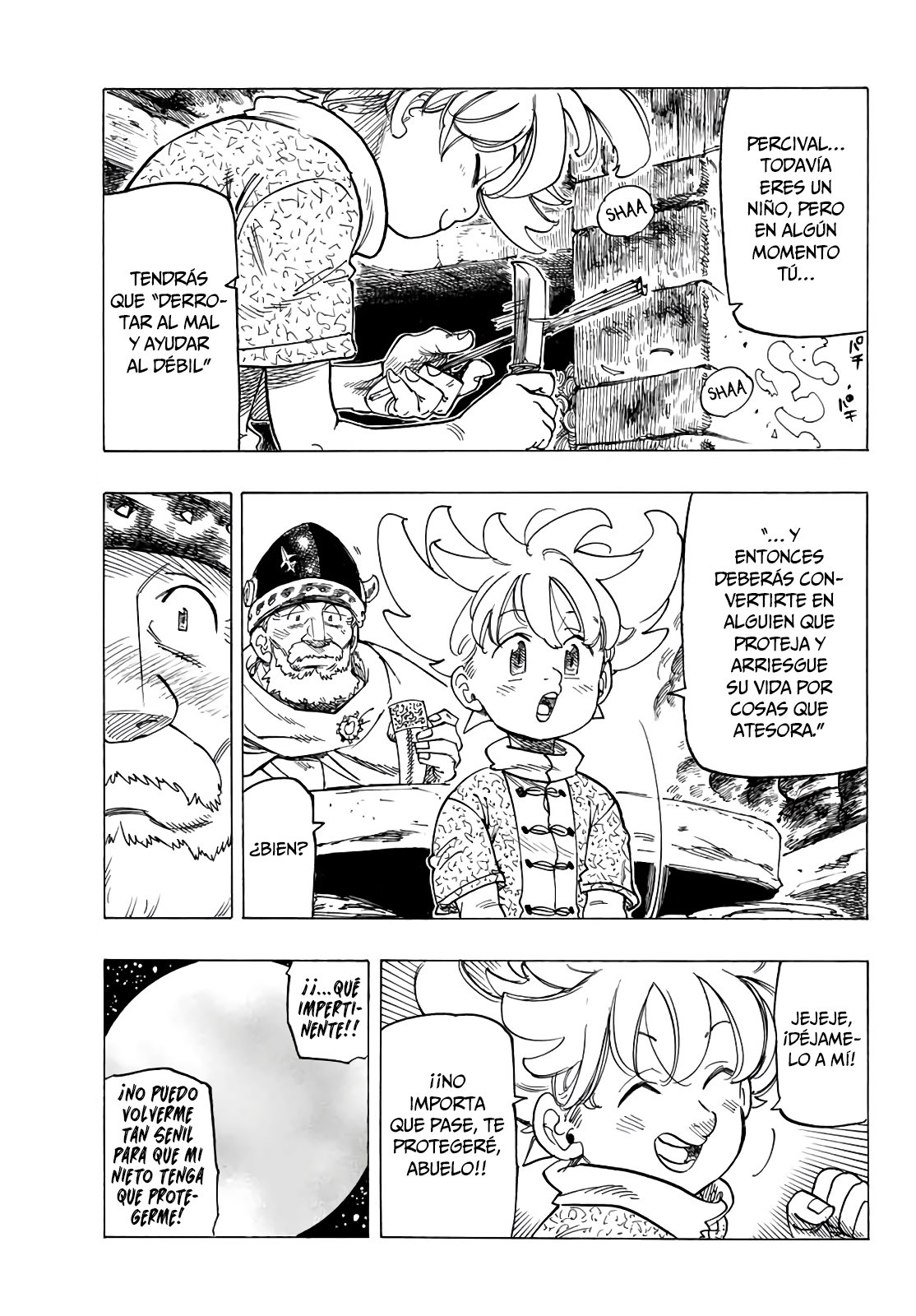 Mokushiroku no Yonkishi Capitulo 1: El chico se pone en marcha página 28