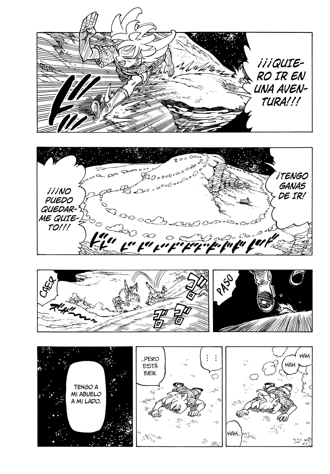 Mokushiroku no Yonkishi Capitulo 1: El chico se pone en marcha página 32