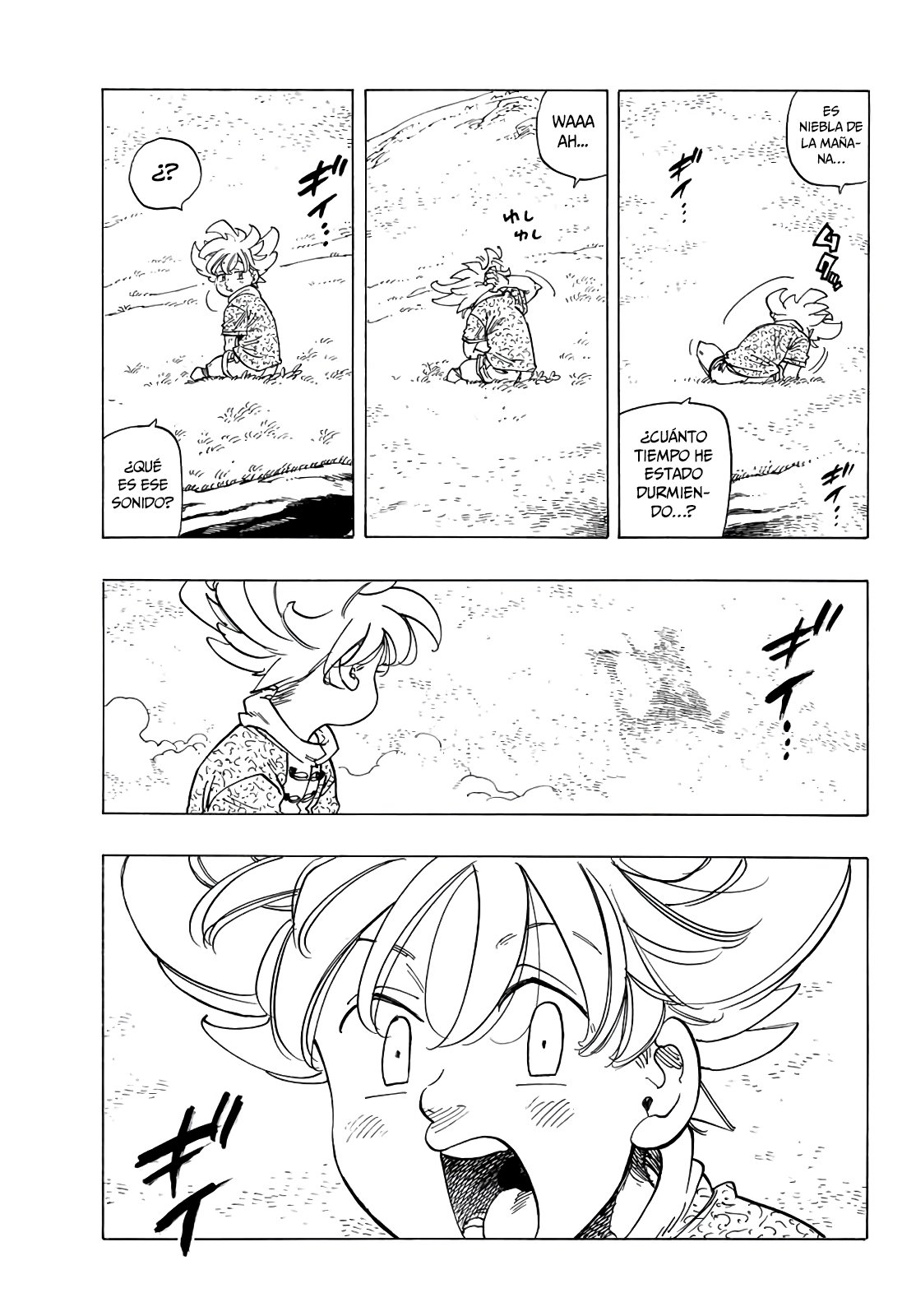 Mokushiroku no Yonkishi Capitulo 1: El chico se pone en marcha página 34