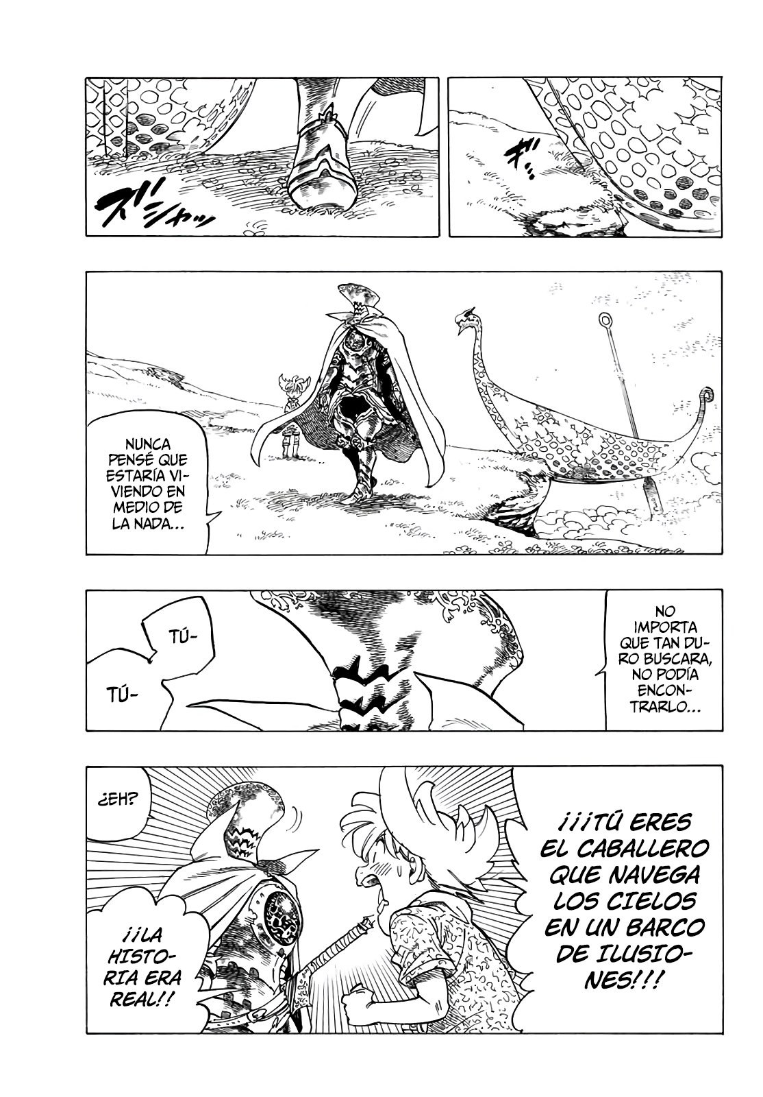 Mokushiroku no Yonkishi Capitulo 1: El chico se pone en marcha página 37