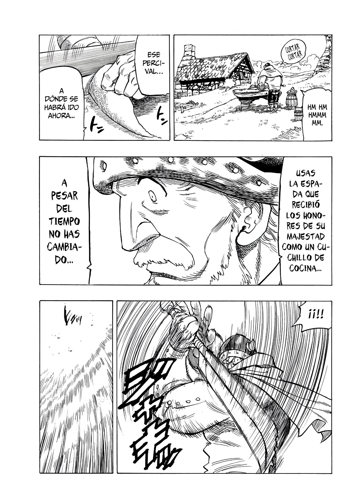 Mokushiroku no Yonkishi Capitulo 1: El chico se pone en marcha página 41