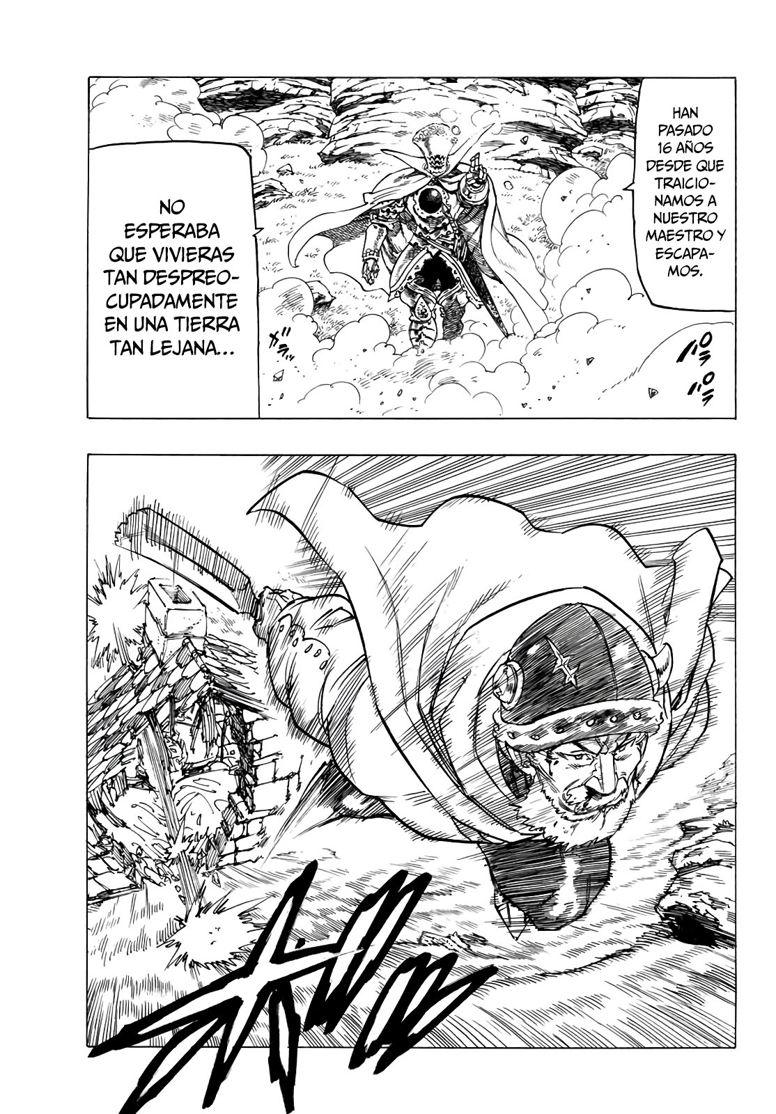 Mokushiroku no Yonkishi Capitulo 1: El chico se pone en marcha página 43