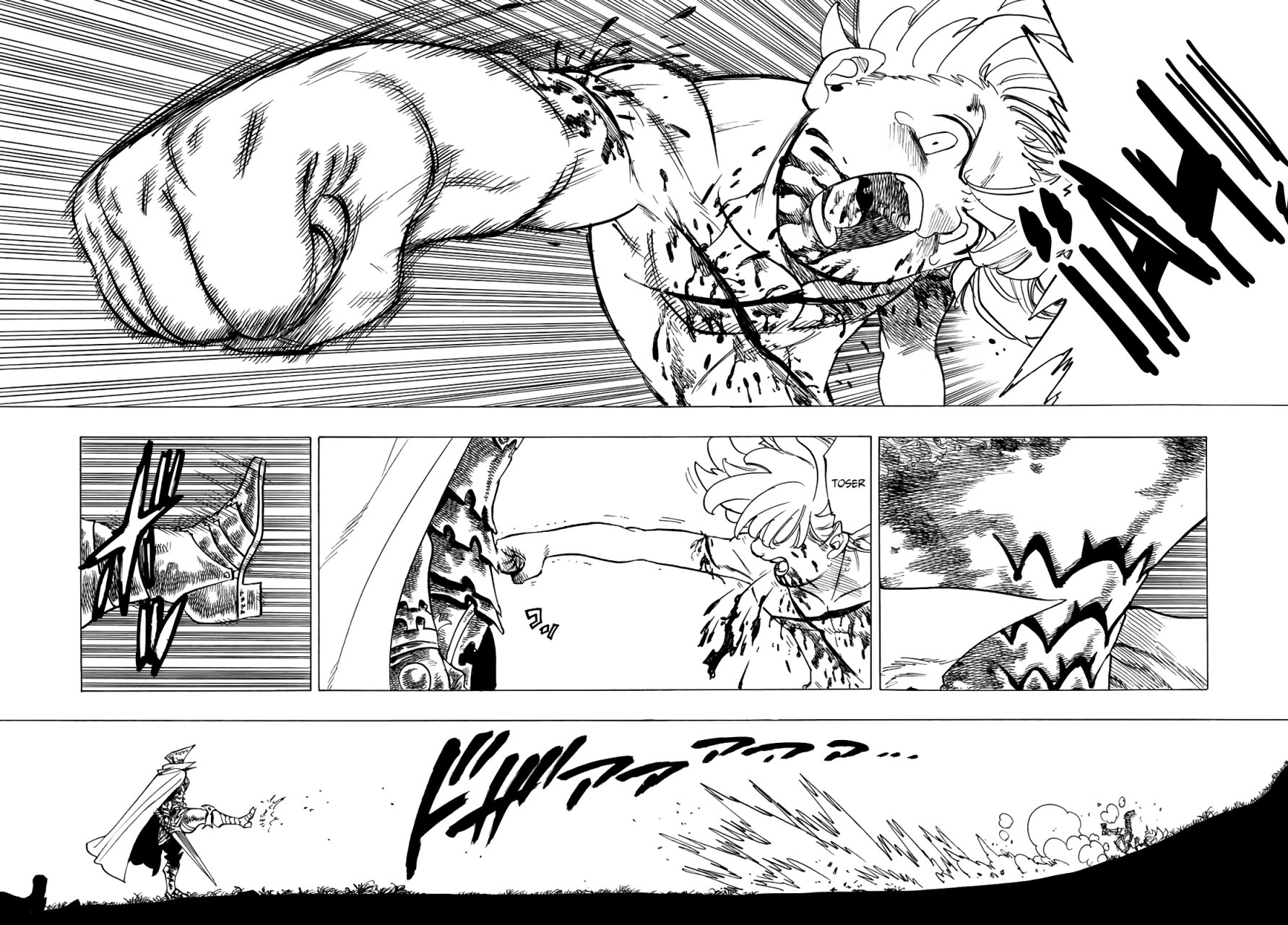 Mokushiroku no Yonkishi Capitulo 1: El chico se pone en marcha página 54