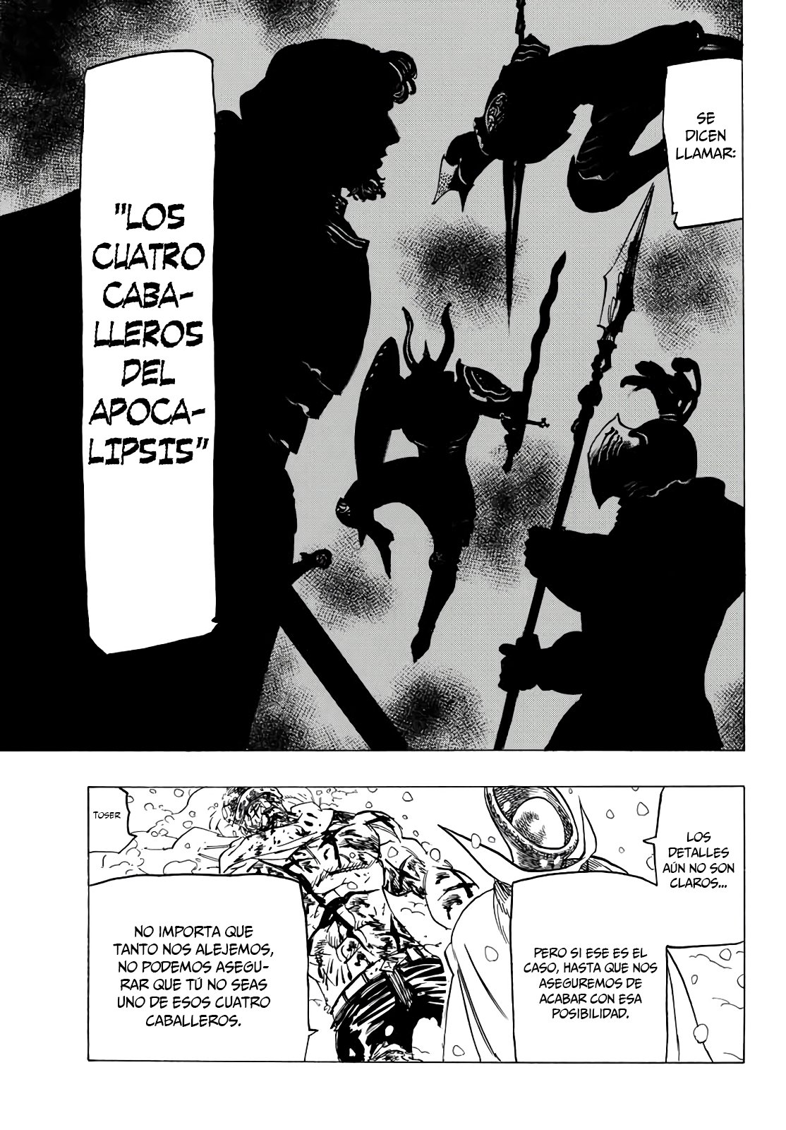 Mokushiroku no Yonkishi Capitulo 1: El chico se pone en marcha página 56