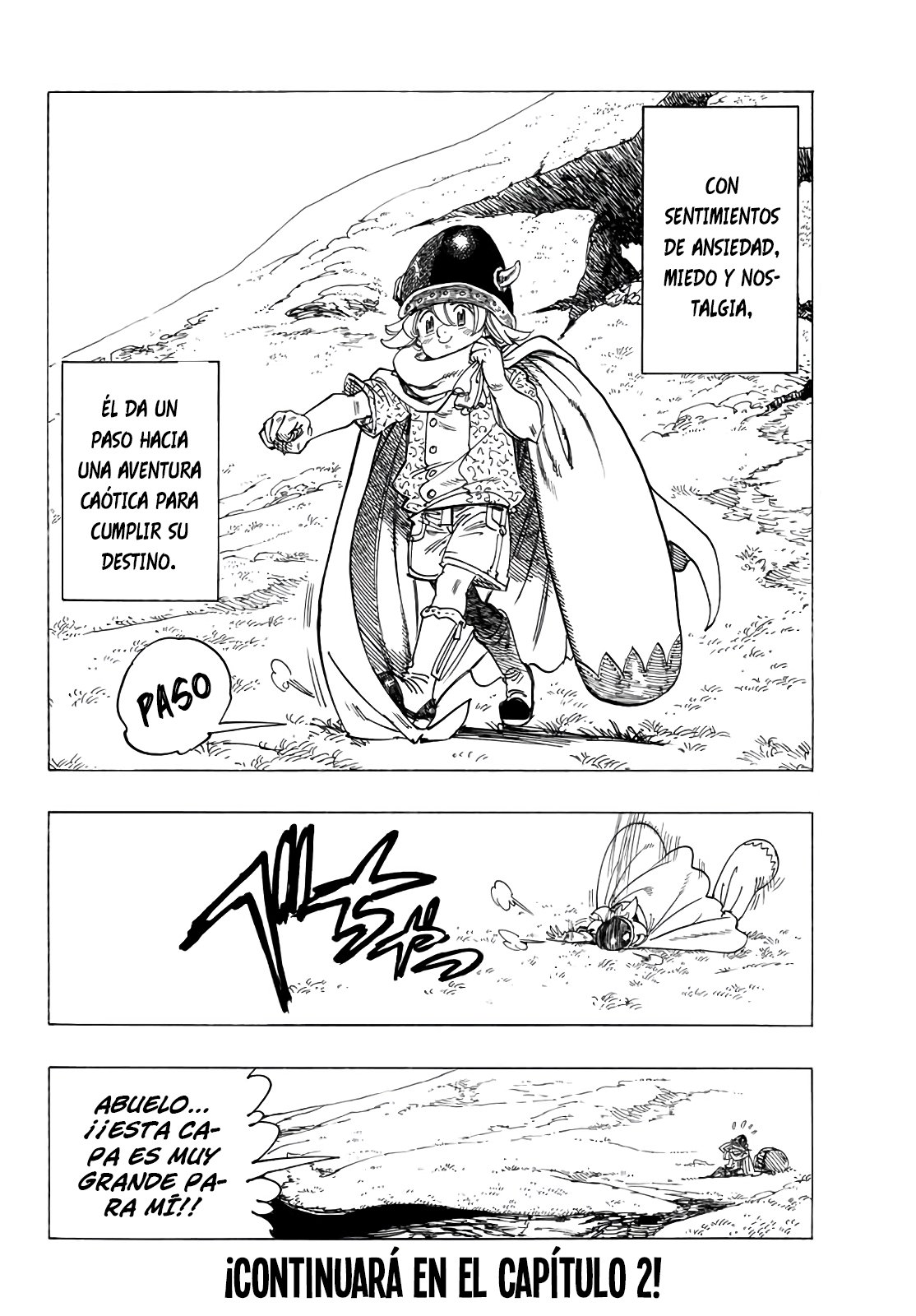 Mokushiroku no Yonkishi Capitulo 1: El chico se pone en marcha página 70