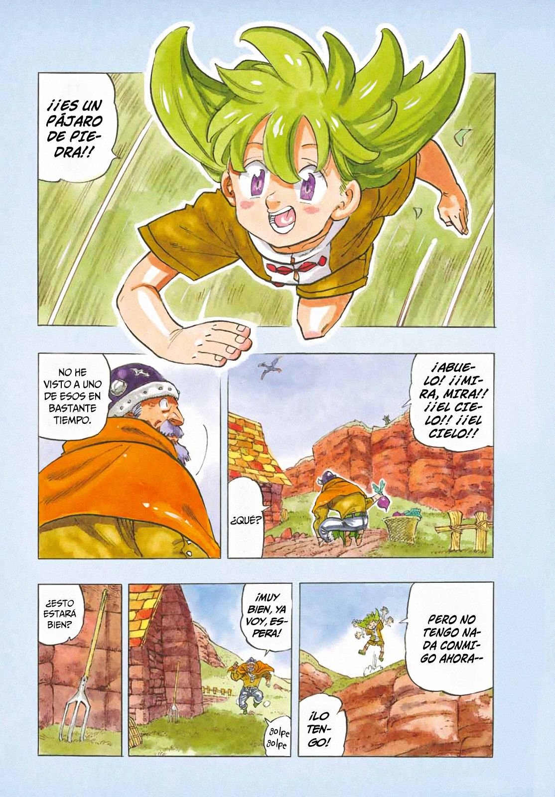 Mokushiroku no Yonkishi Capitulo 1: El chico se pone en marcha página 8