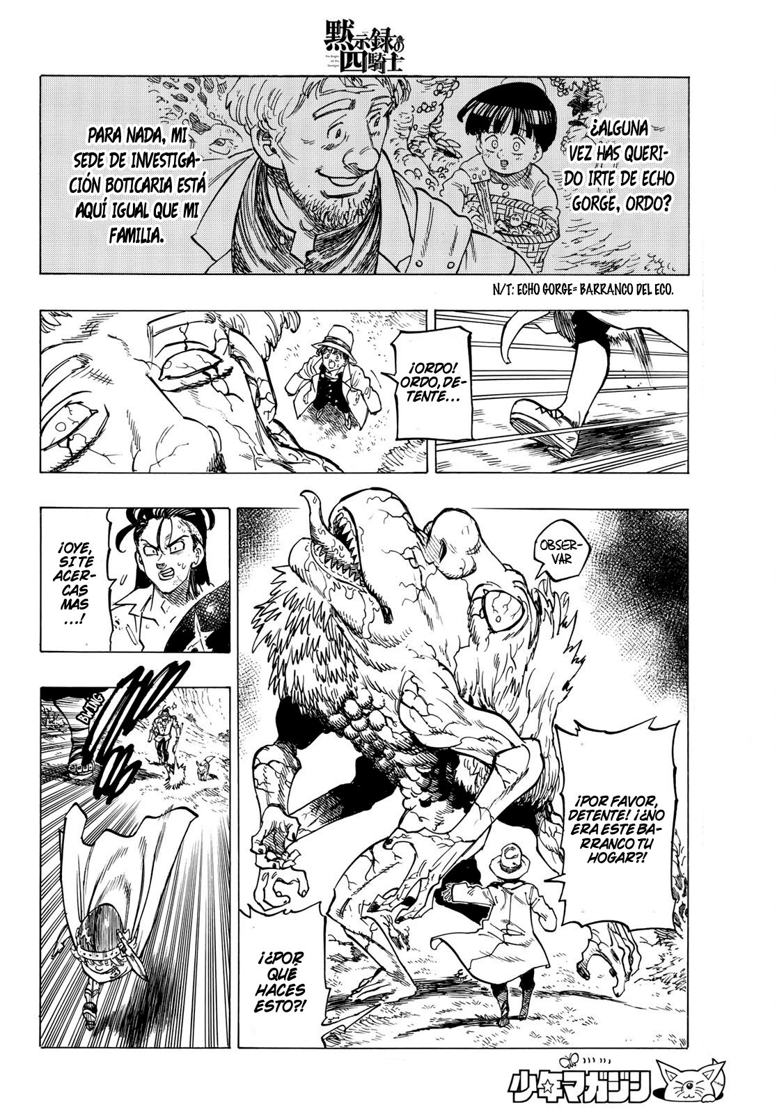 Mokushiroku no Yonkishi Capitulo 10: Pisoteando sus corazones página 12