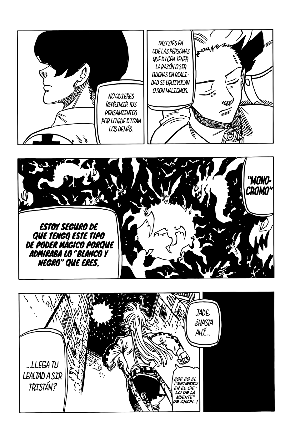 Mokushiroku no Yonkishi Capitulo 100: Llamas del recuerdo. página 15