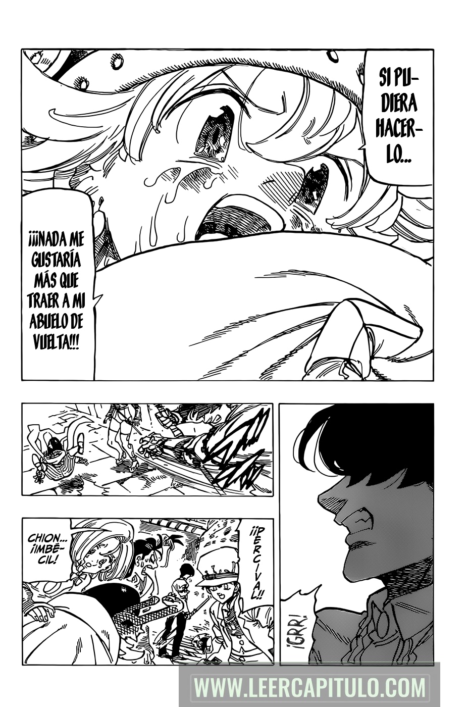 Mokushiroku no Yonkishi Capitulo 100: Llamas del recuerdo. página 6