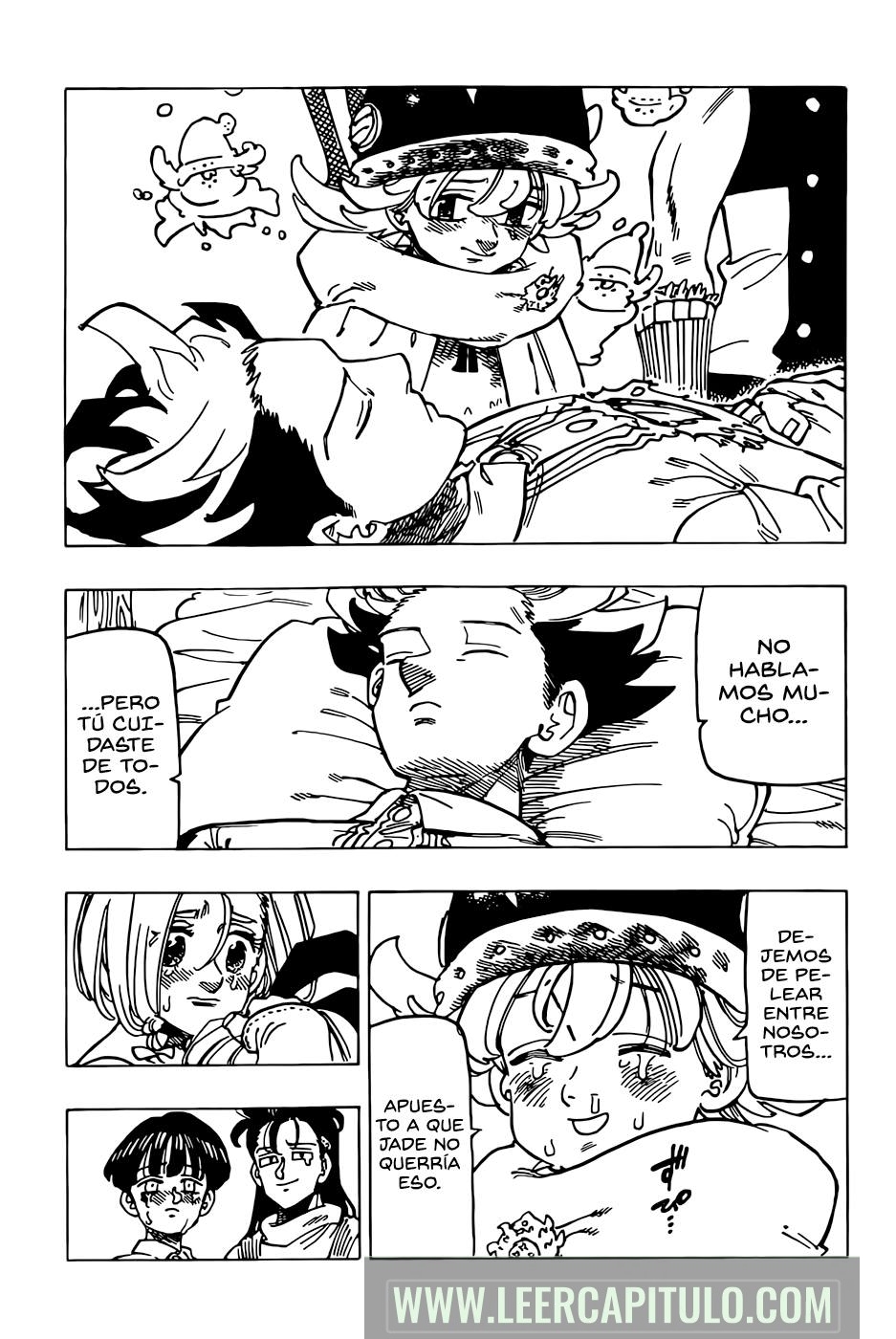 Mokushiroku no Yonkishi Capitulo 101: Corazones que Crujen página 14