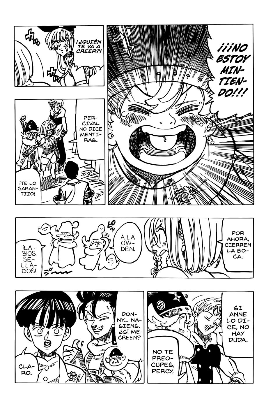 Mokushiroku no Yonkishi Capitulo 101: Corazones que Crujen página 17