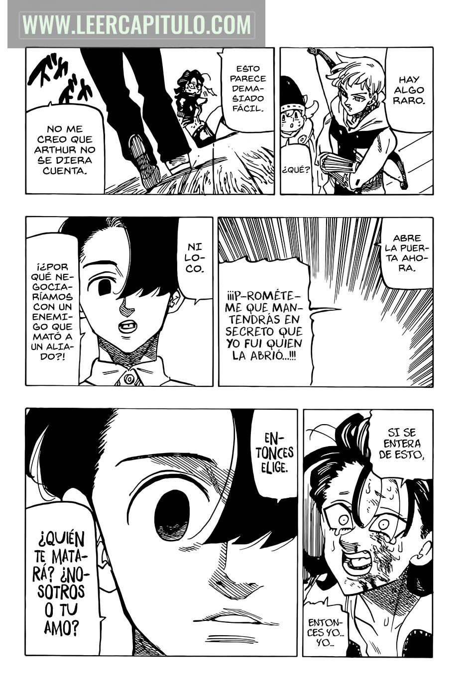 Mokushiroku no Yonkishi Capitulo 101: Corazones que Crujen página 19