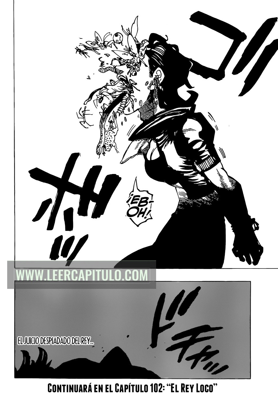 Mokushiroku no Yonkishi Capitulo 101: Corazones que Crujen página 21