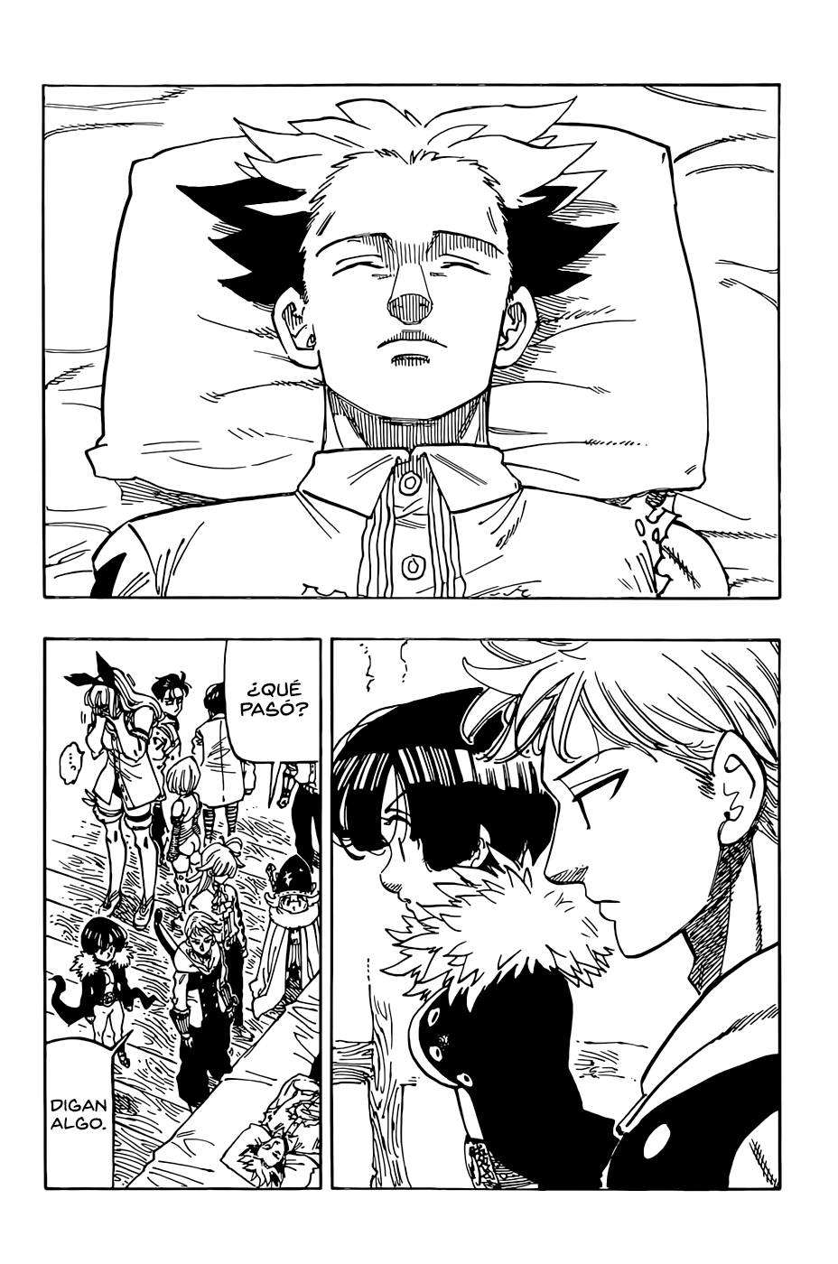 Mokushiroku no Yonkishi Capitulo 101: Corazones que Crujen página 7