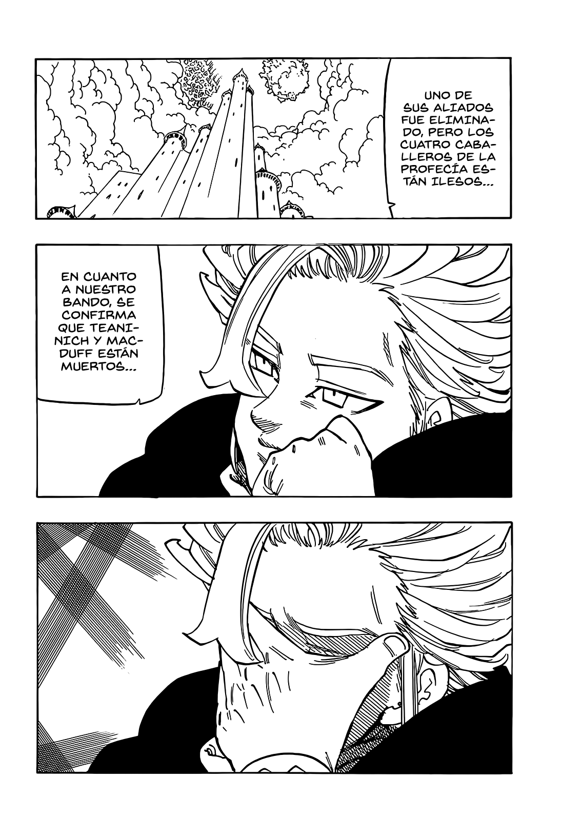 Mokushiroku no Yonkishi Capitulo 102: El Rey Loco página 4