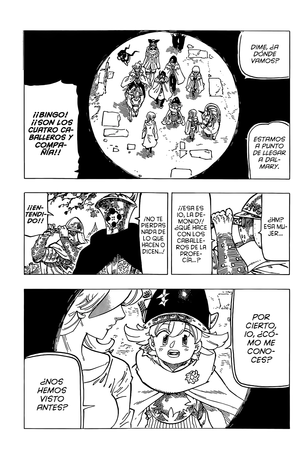 Mokushiroku no Yonkishi Capitulo 103: Hacia el Reino Demoníaco página 7