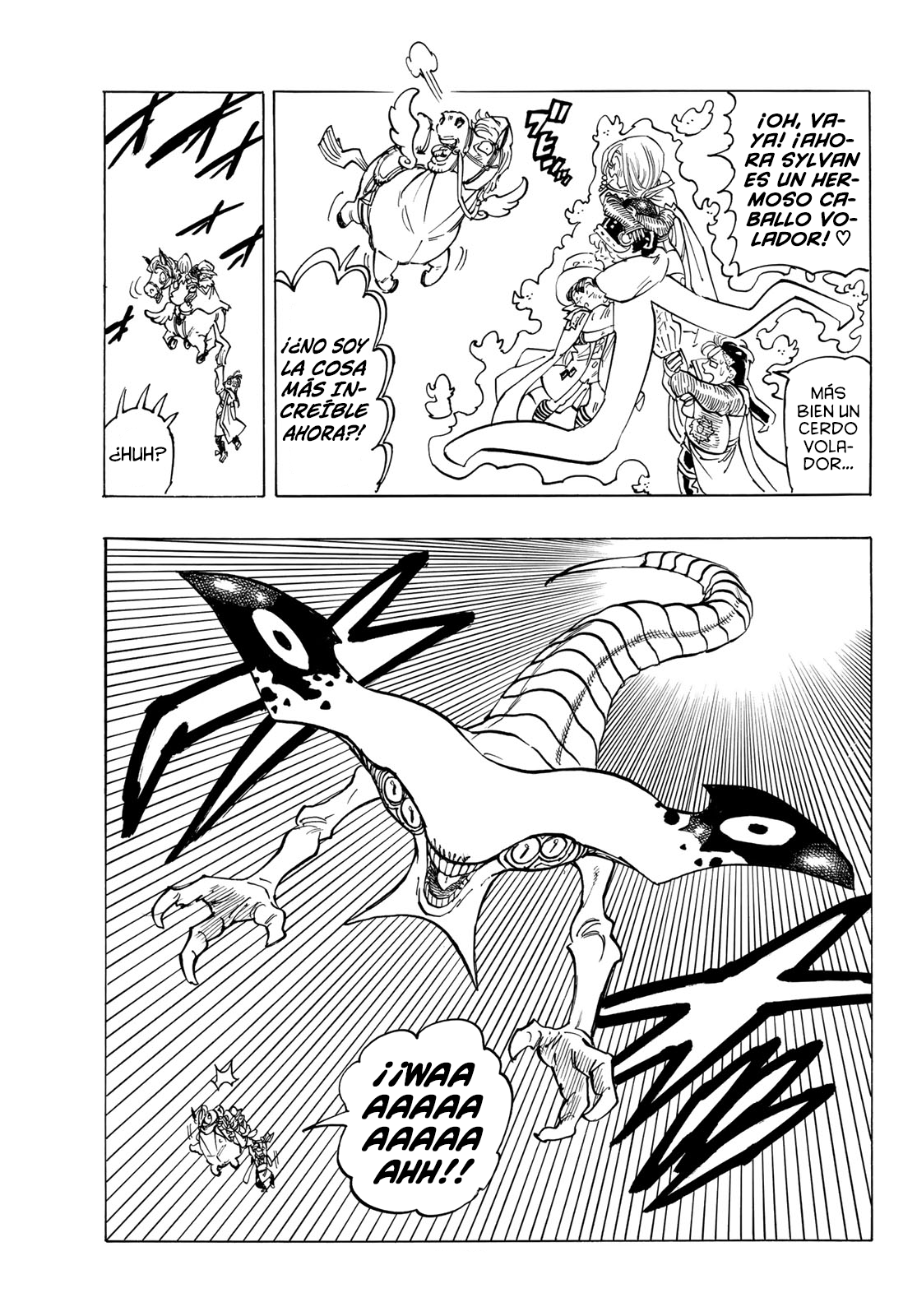 Mokushiroku no Yonkishi Capitulo 104: Intrusión en el Reino Demoníaco página 9