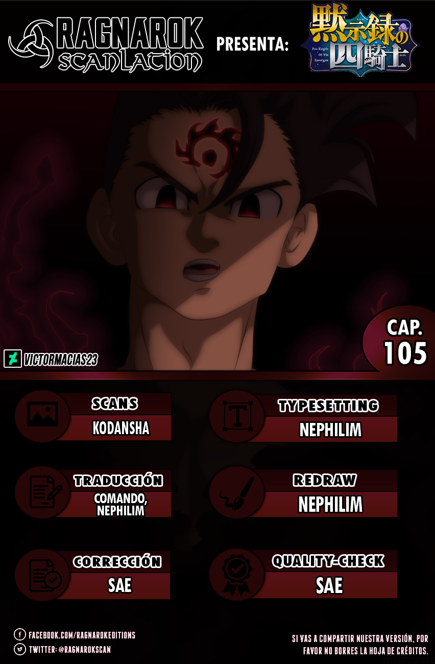 Mokushiroku no Yonkishi Capitulo 105: Bienvenidos al Mundo Demoníaco página 19