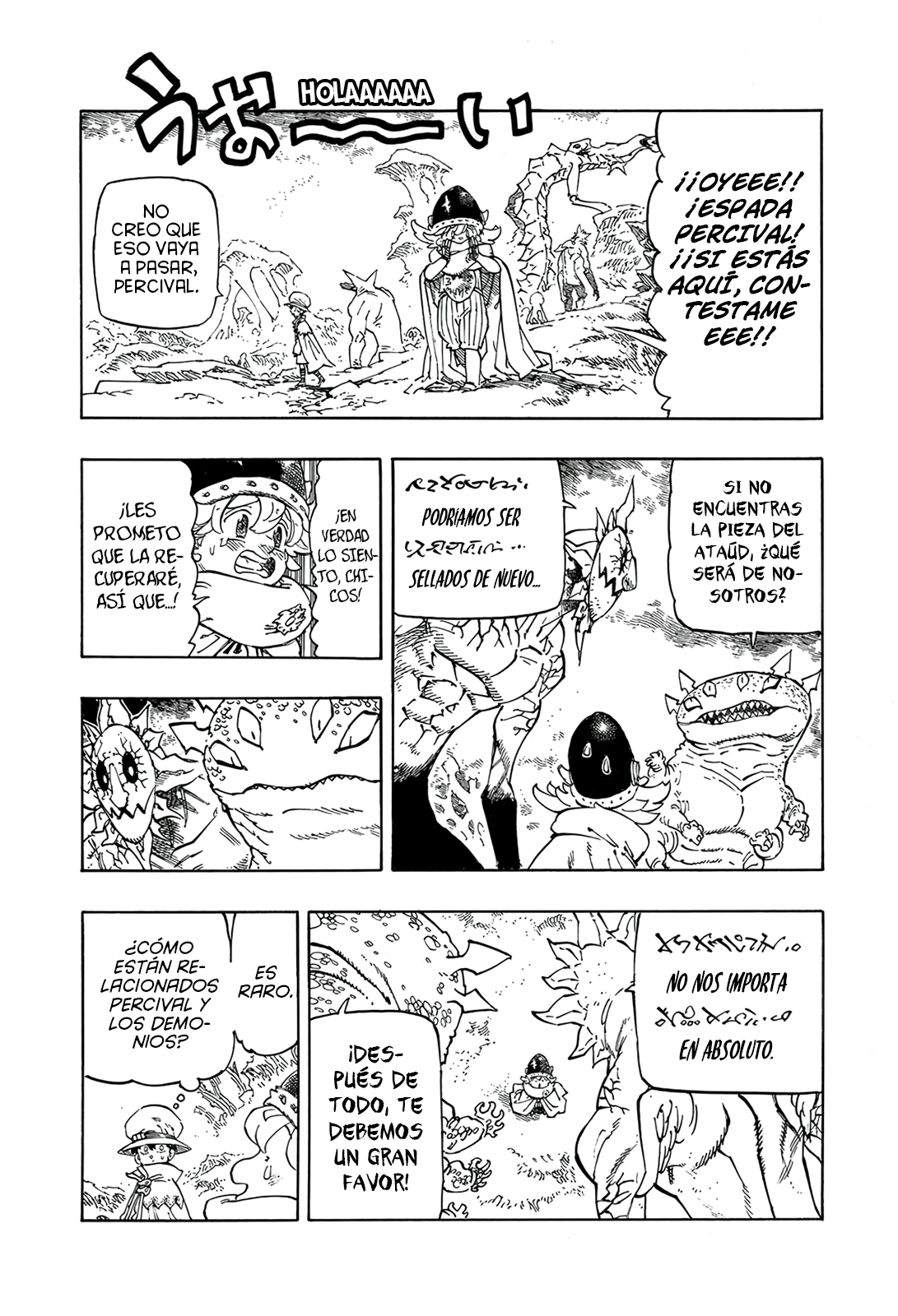 Mokushiroku no Yonkishi Capitulo 106: El Salvador página 4