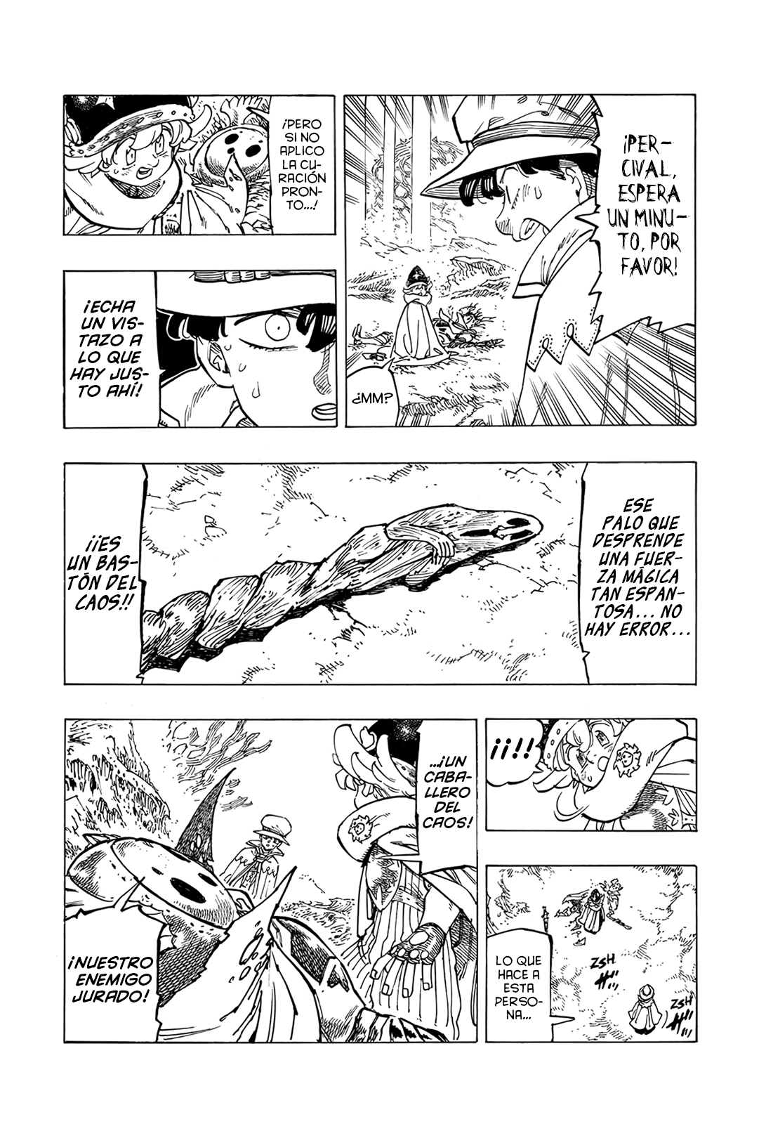 Mokushiroku no Yonkishi Capitulo 106: El Salvador página 8