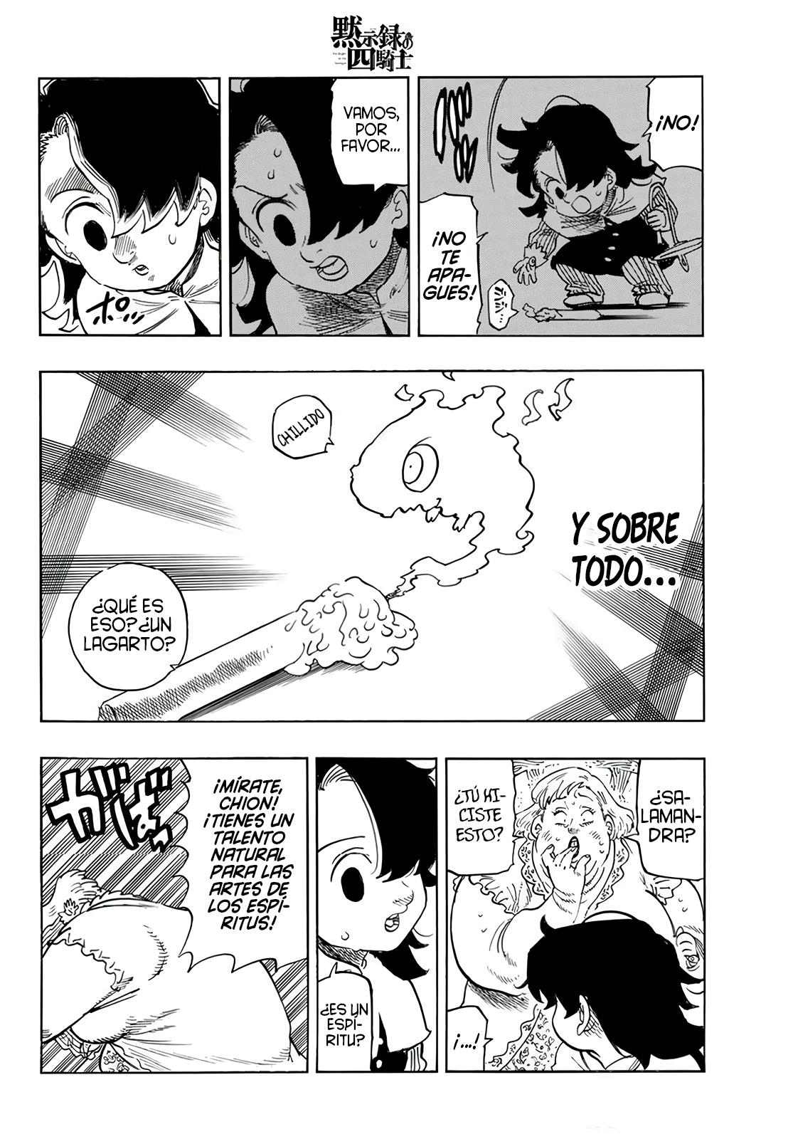 Mokushiroku no Yonkishi Capitulo 107.5: El Calvario de Chion página 10