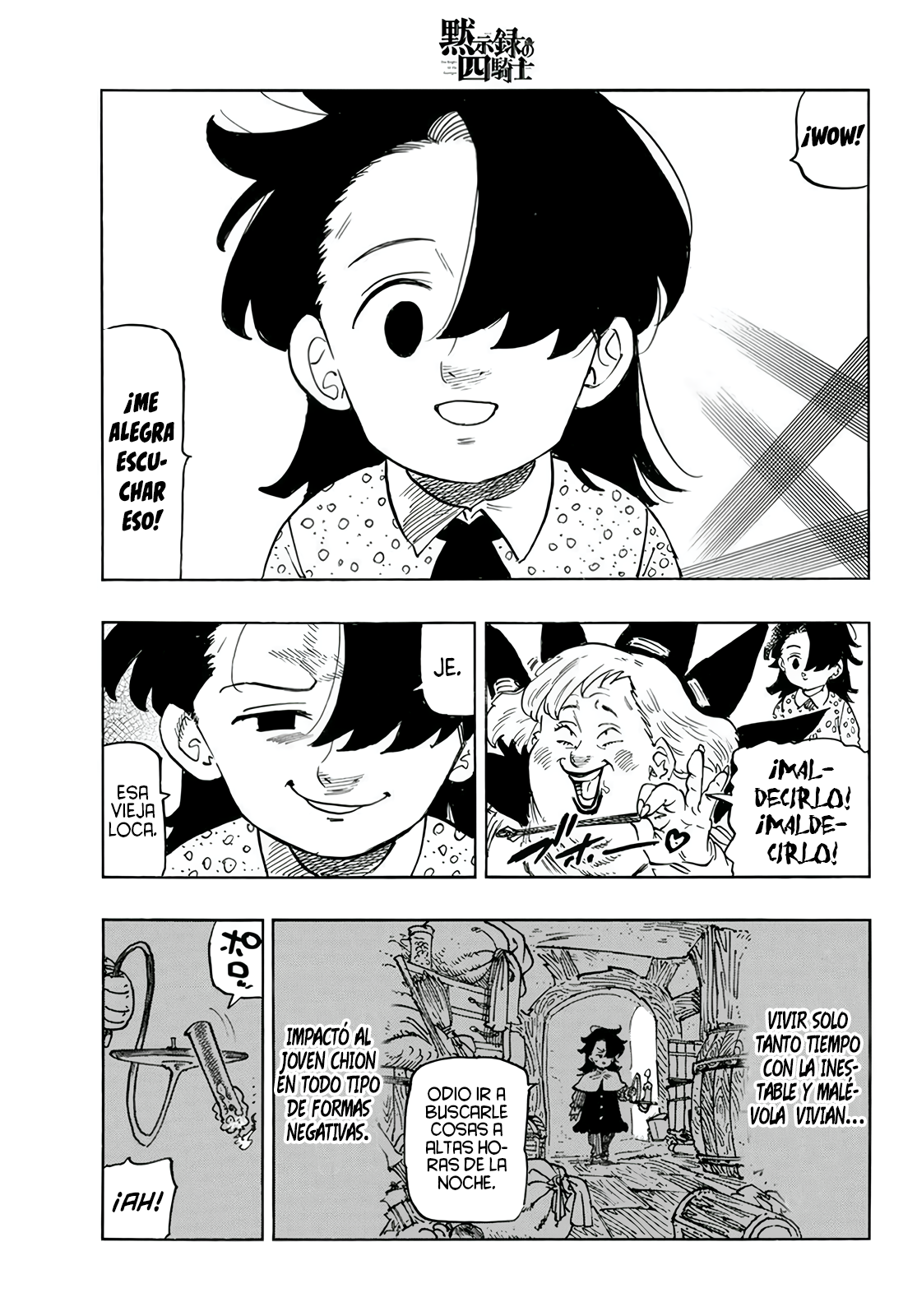 Mokushiroku no Yonkishi Capitulo 107.5: El Calvario de Chion página 9