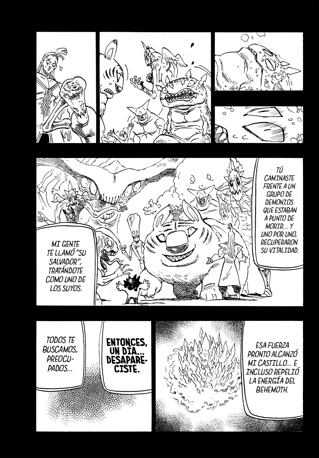 Mokushiroku no Yonkishi Capitulo 108: Behemoth de la Calamidad página 12