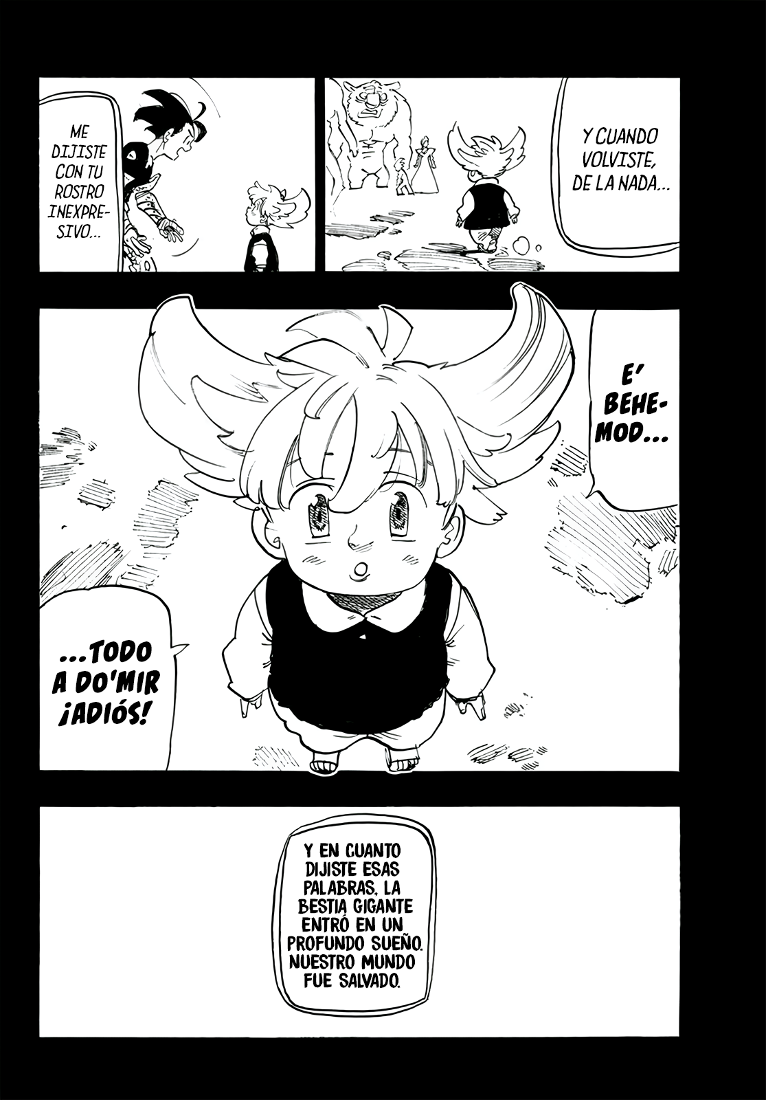 Mokushiroku no Yonkishi Capitulo 108: Behemoth de la Calamidad página 13