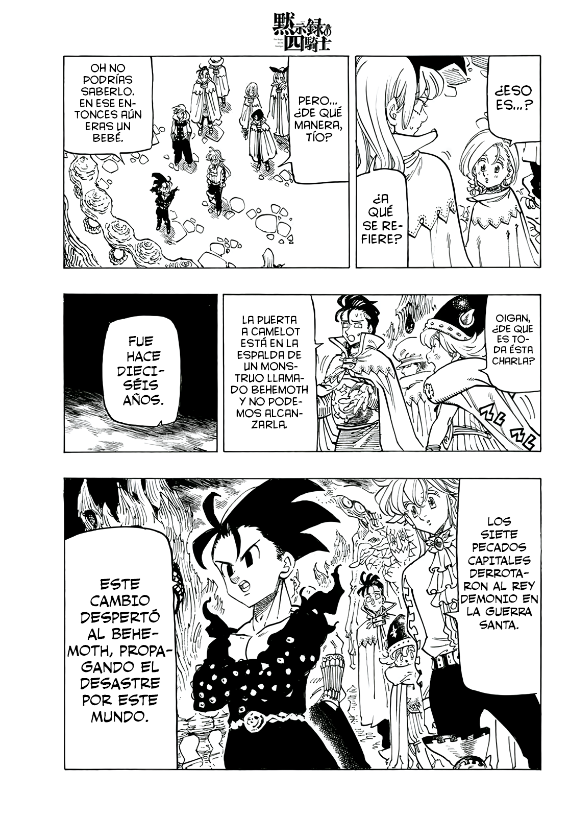 Mokushiroku no Yonkishi Capitulo 108: Behemoth de la Calamidad página 6