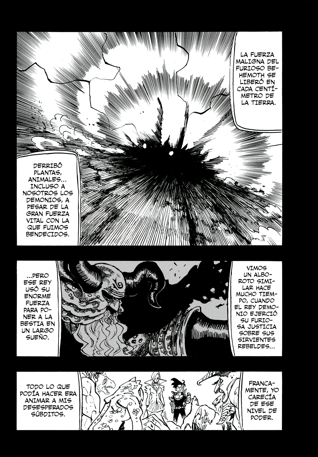 Mokushiroku no Yonkishi Capitulo 108: Behemoth de la Calamidad página 7